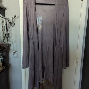 Torrid Lilac Mesh Cardigan